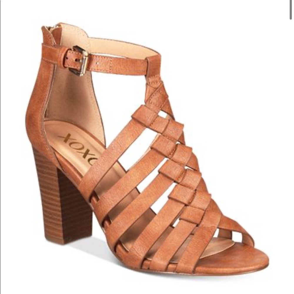 Baxter Strappy Block-Heel Sandals